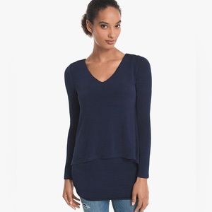 White House Black Market Double-Layer Tunic NEW